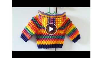 Crochet #21 How to crochet baby hoodie